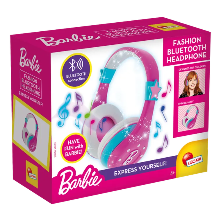 Lisciani, Barbie, Fashion Headphone, słuchawki bluetooth
