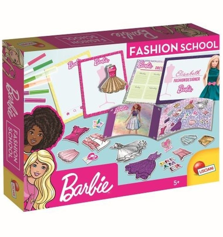 Lisciani, Barbie, Fashion School, zestaw z akcesoriami