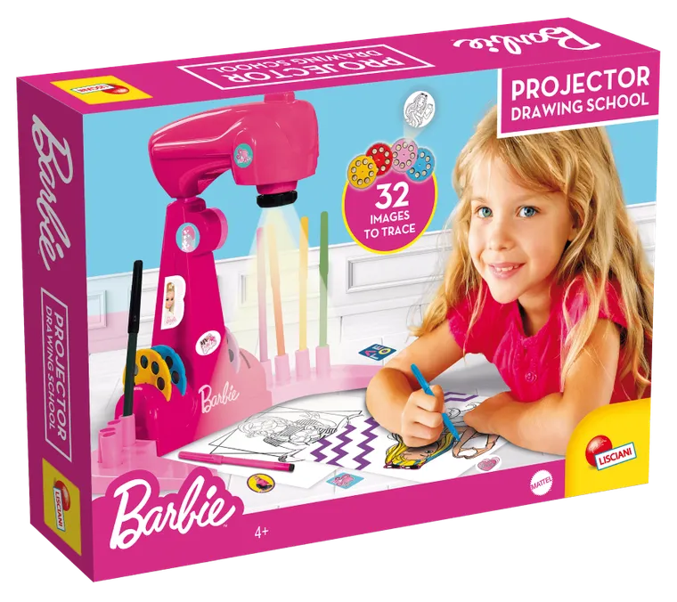 Lisciani, Barbie, Szkoła Rysowania Projektorem, zestaw artystyczny