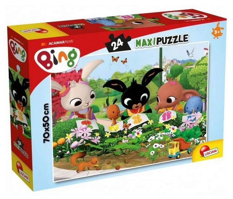 Lisciani, Bing, Podziwiajmy naturę, puzzle, 24 elementy