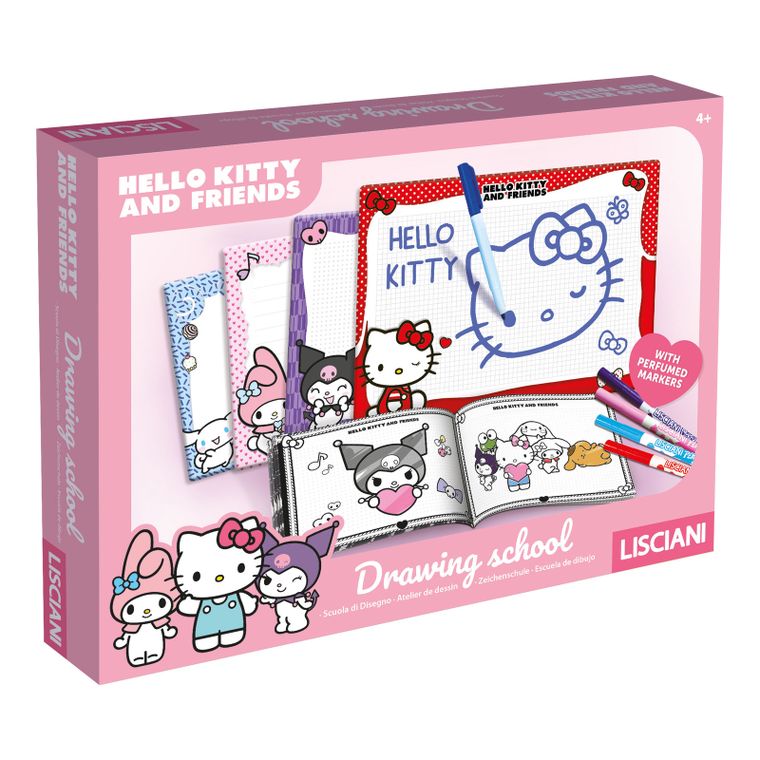 Lisciani, Hello Kitty and Friends, Szkoła Rysowania, zestaw artystyczny