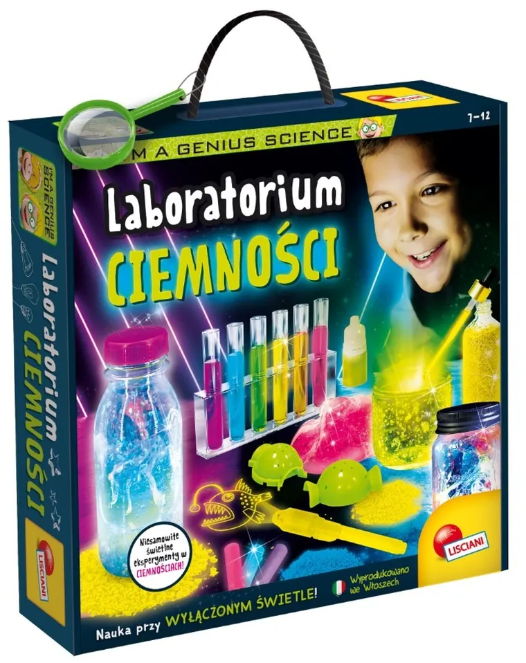 Lisciani, I'm a Genius, Laboratorium ciemności, zestaw naukowy