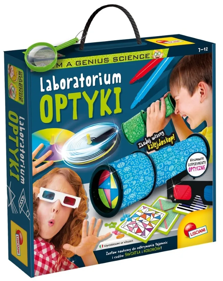 Lisciani, I'm a Genius, Laboratorium Optyki, zestaw kreatywny