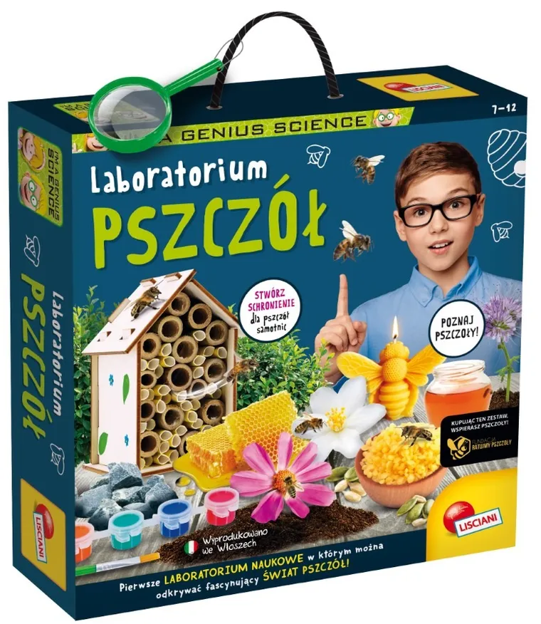 Lisciani, I'm a genius, Laboratorium pszczół, zestaw edukacyjny