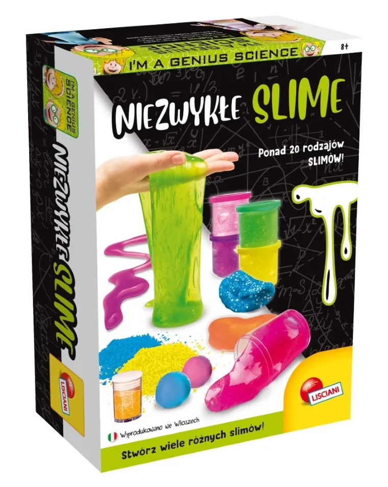 Lisciani, I'm a genius, Laboratorium slime, zestaw do tworzenia slime