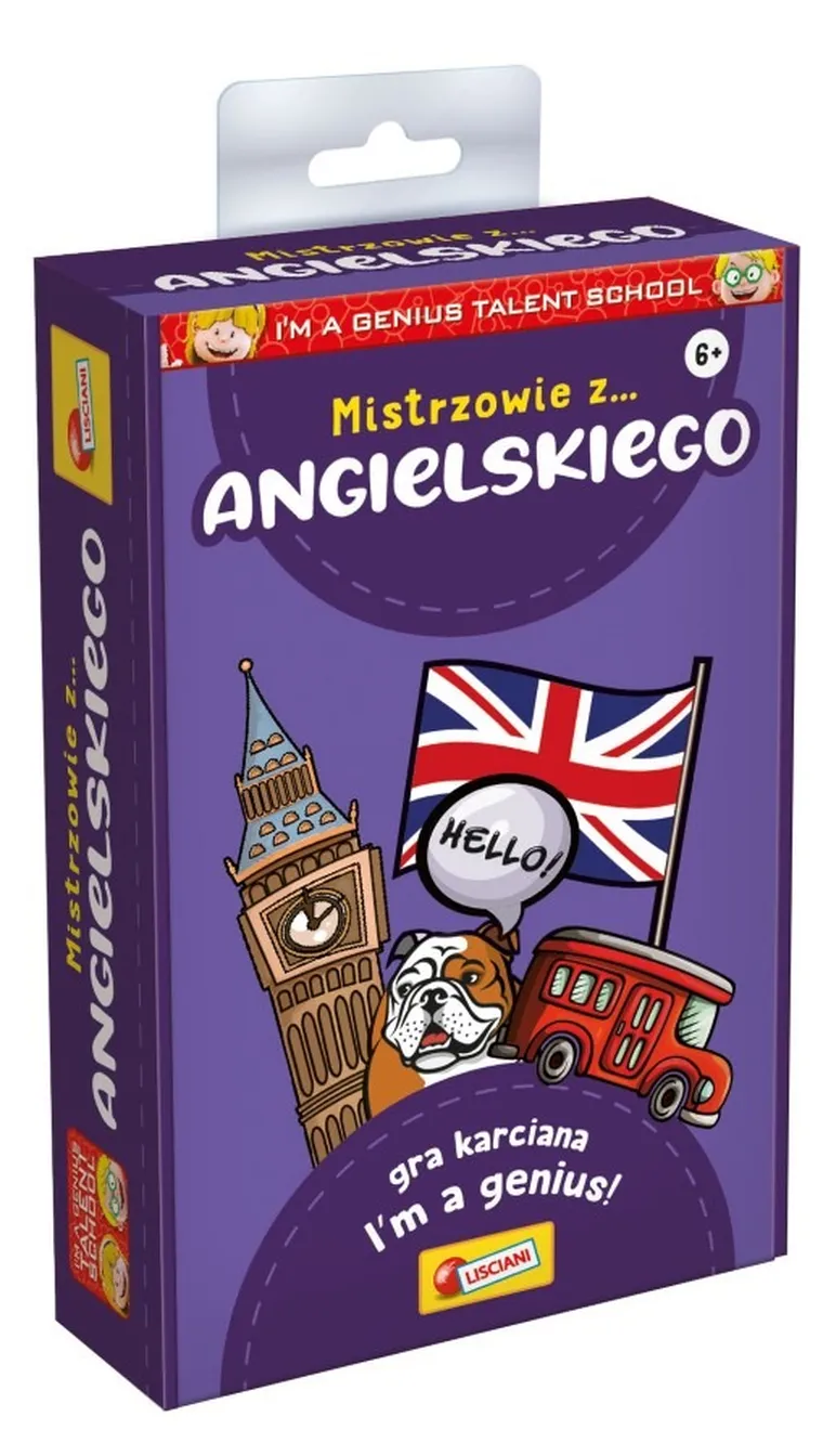 Lisciani, I'm a Genius, Talent School, Mistrzowie z angielskiego, gra edukacyjna