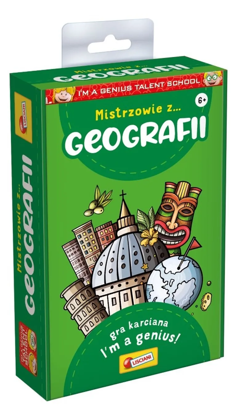 Lisciani, I'm a Genius, Talent School, Mistrzowie z geografii, gra edukacyjna