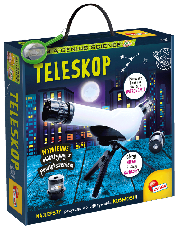 Lisciani, I'm a genius, Teleskop, zestaw naukowy