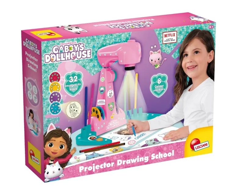 Lisciani, Koci Domek Gabi, Szkoła Rysowania Projektorem, zestaw artystyczny