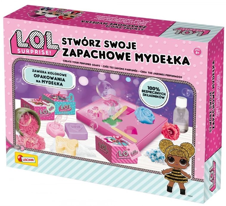 Lisciani, L.O.L. Surprise, Stwórz swoje zapachowe mydełka, zestaw kreatywny