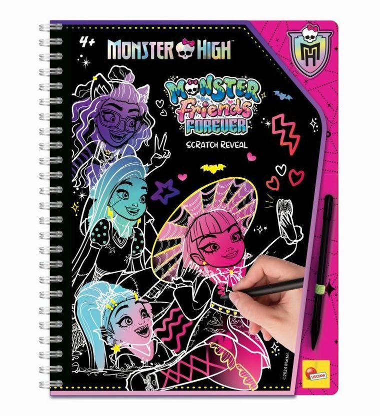 Lisciani, Monster High, Monster Friends Forever, szkicownik