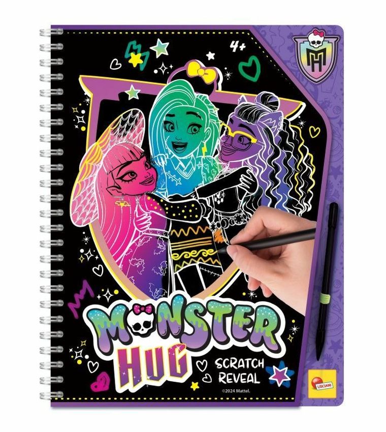 Lisciani, Monster High, Monster Hug, szkicownik