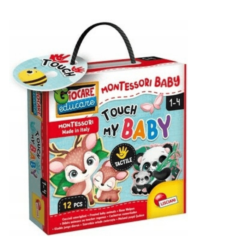 Lisciani, Montessori baby, Touch my baby, zestaw