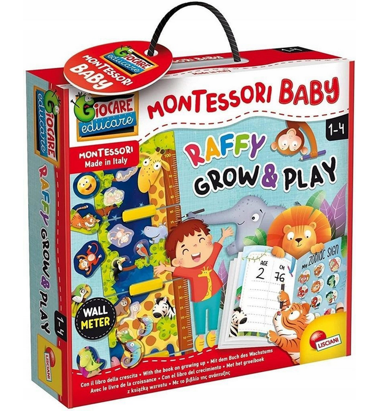 Lisciani, Montessori baby, Wzrost i zabawa
