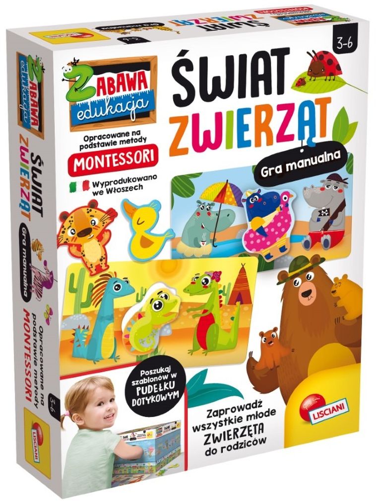Lisciani, Montessori, Świat zwierząt