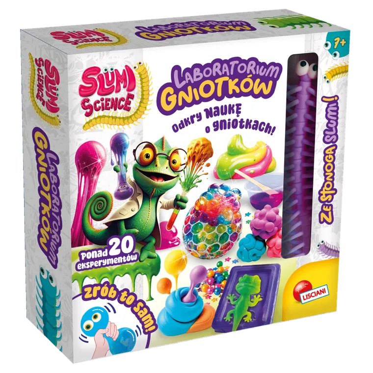 Lisciani, Slumi science, Laboratorium gniotków, zestaw do tworzenia gniotków