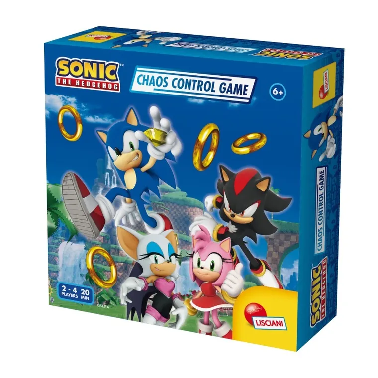 Lisciani, Sonic, Chaos Control Game, gra planszowa
