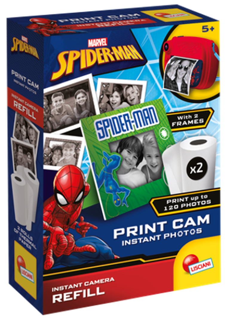 Lisciani, Spider-Man, Print Cam, rolki do zdjęć, 2 szt.