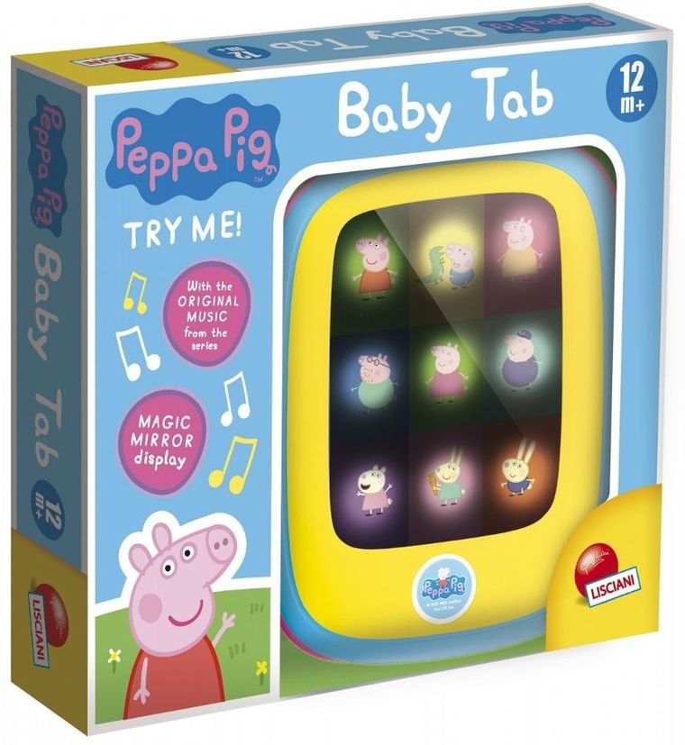 Lisciani, Świnka Peppa, tablet edukacyjny