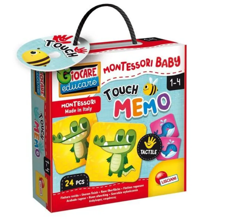 Lisciani, Touch Montessori baby, gra memo
