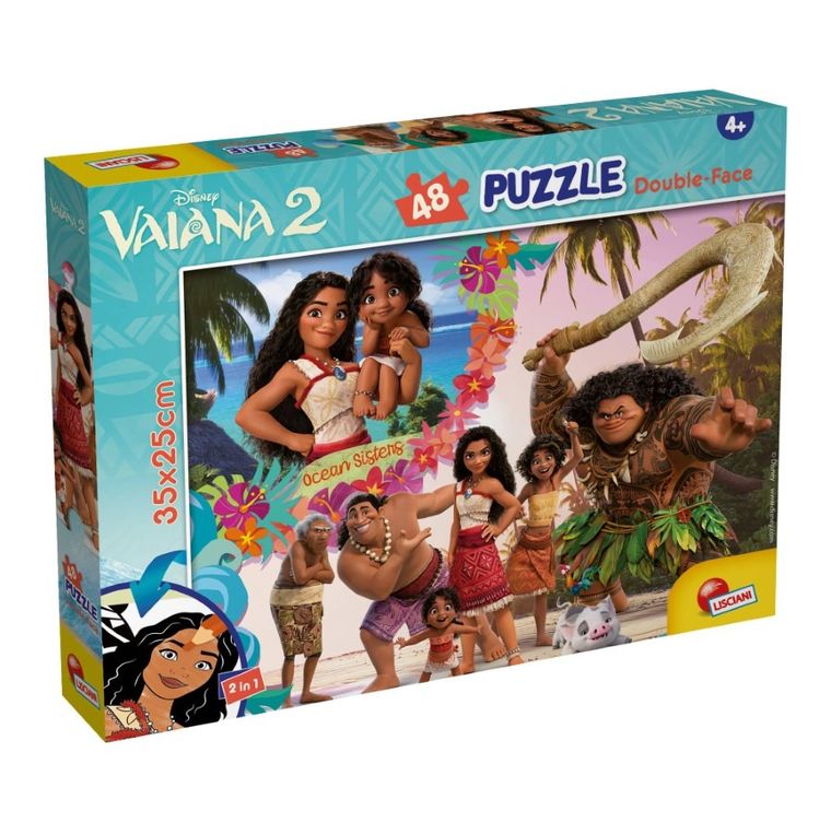 Lisciani, Vaiana 2, puzzle dwustronne, 48 elementów