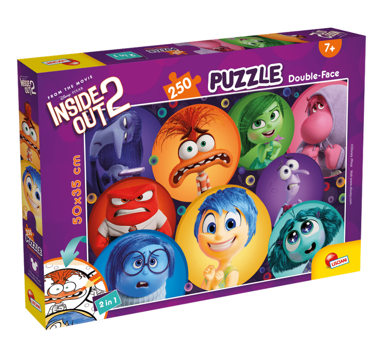 Lisciani, W głowie się nie mieści 2, puzzle, dwustronne, 250 elementów