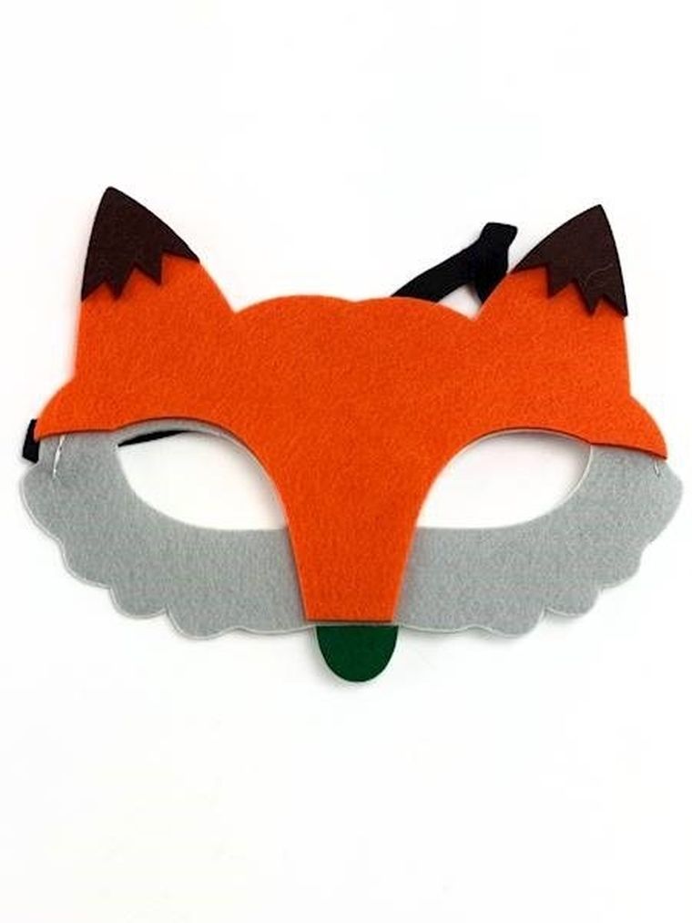 Lisek, maska filcowa