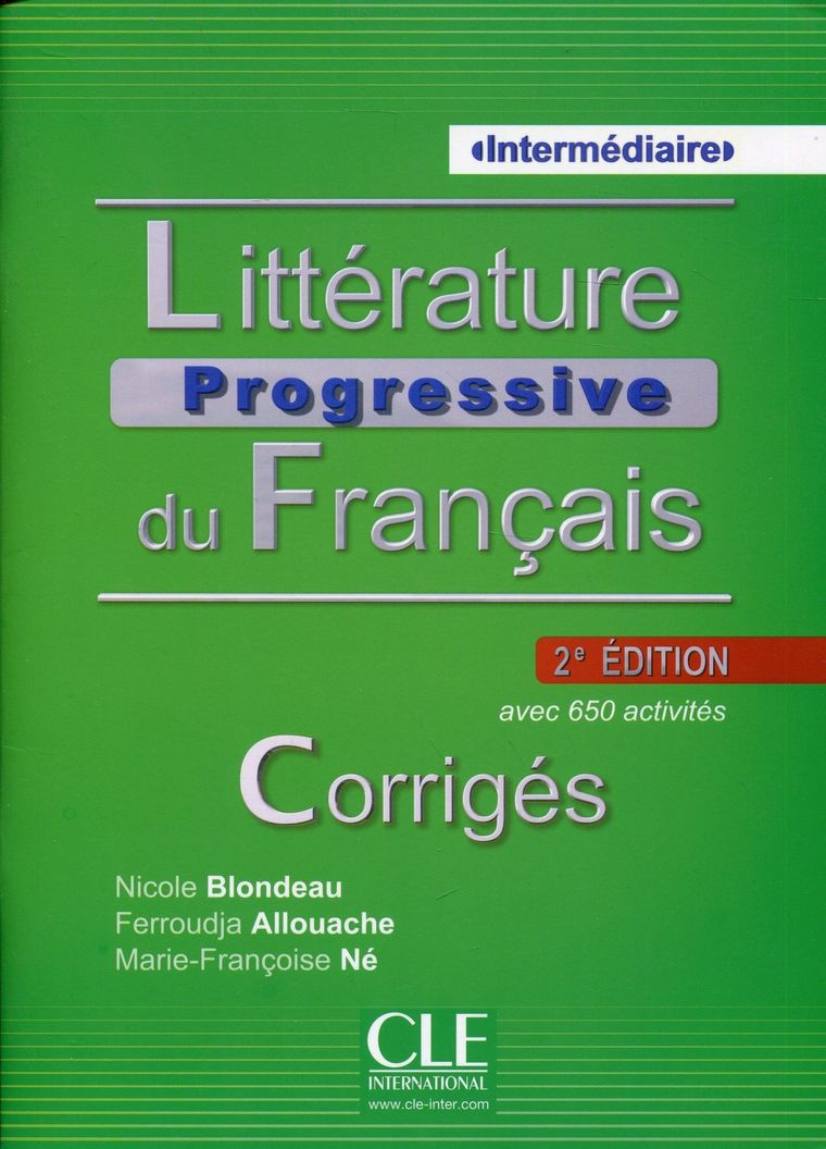 Litterature Progressive du Francais intermediaire