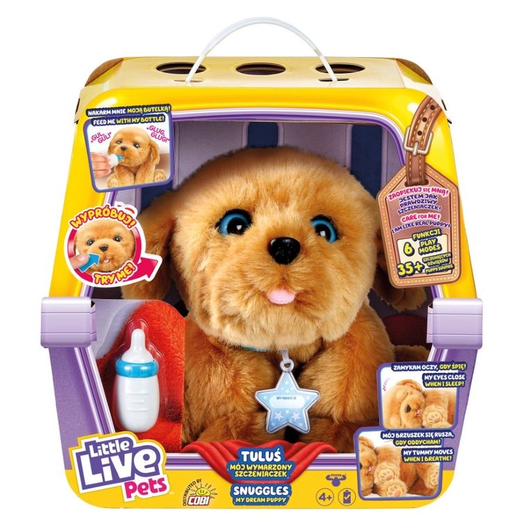 Little Live Pets, Piesek Tuluś, maskotka interaktywna