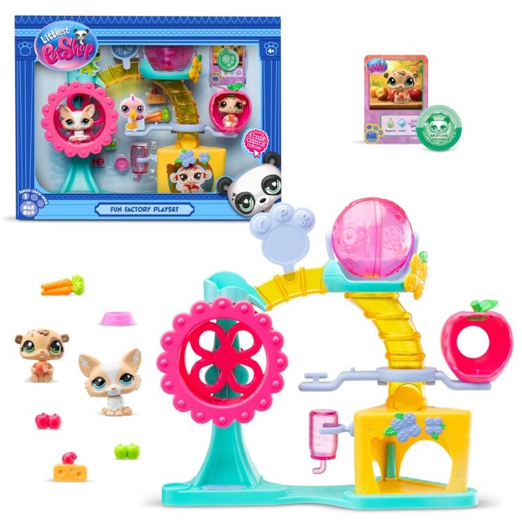 Littlest Pet Shop, fabryka zabawy, zestaw figurek
