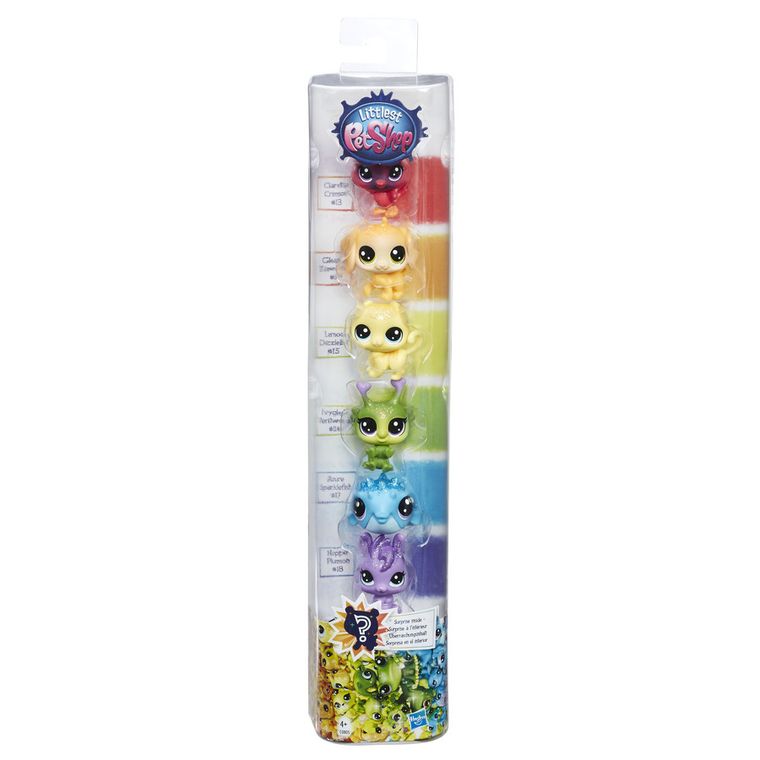 Littlest Pet Shop, Tęczowi przyjaciele, zestaw figurek