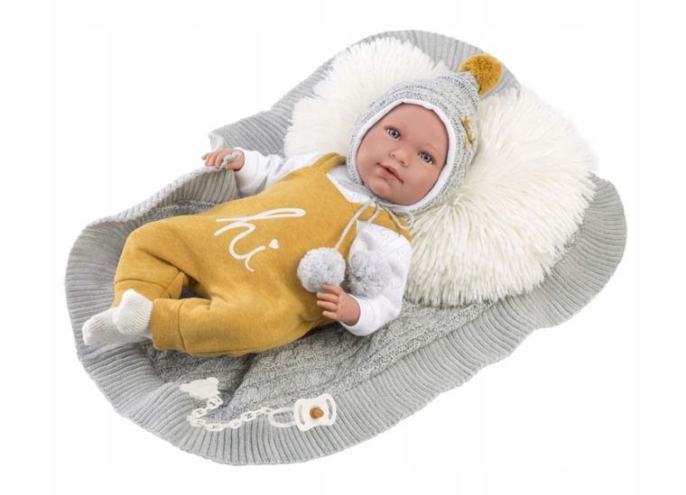 Llorens, Mimi, lalka w żółtym kombinezonie, 42 cm