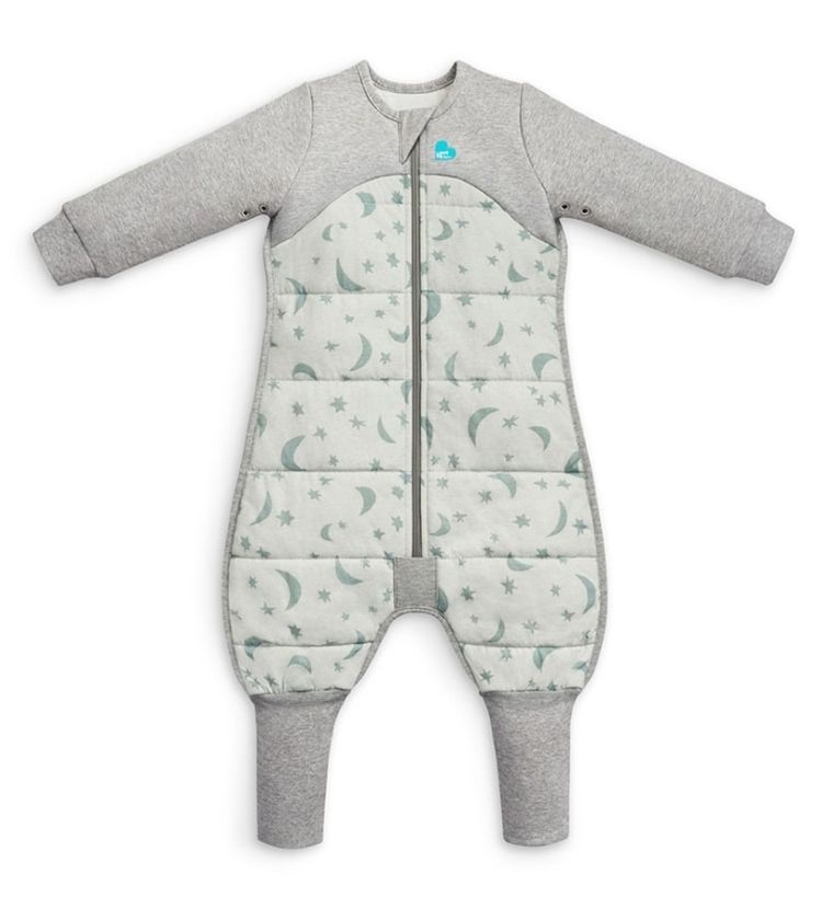 LLove to Dream, Organic&Merino, Etap 3, śpiworek z rękawkami i nogawkami, 2.5 TOG, 12-24 m, księżyc