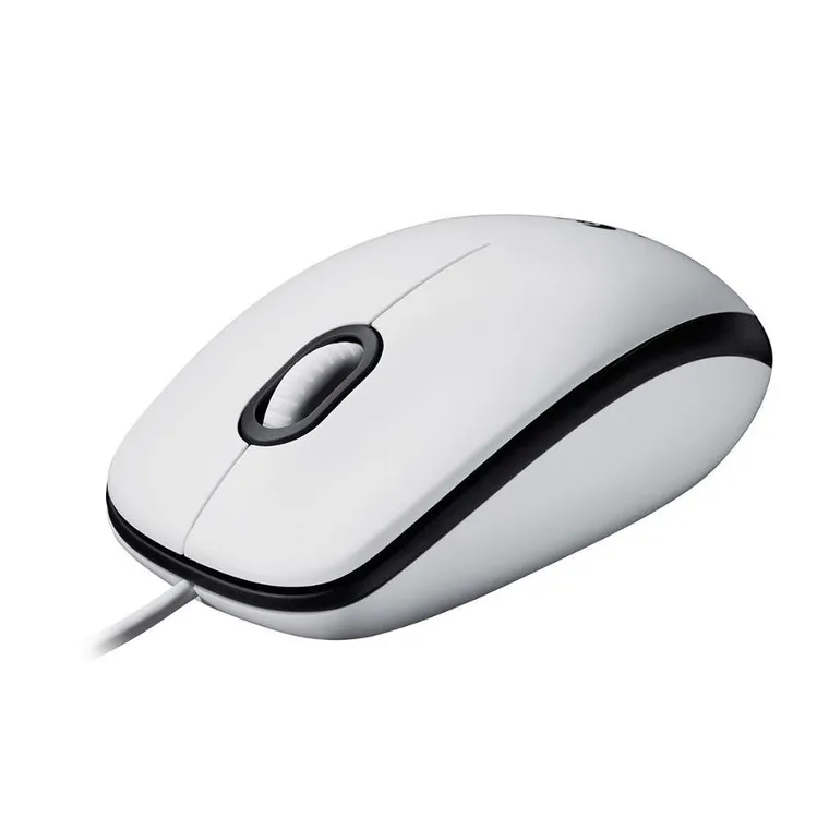 Logitech, M100, mysz, white