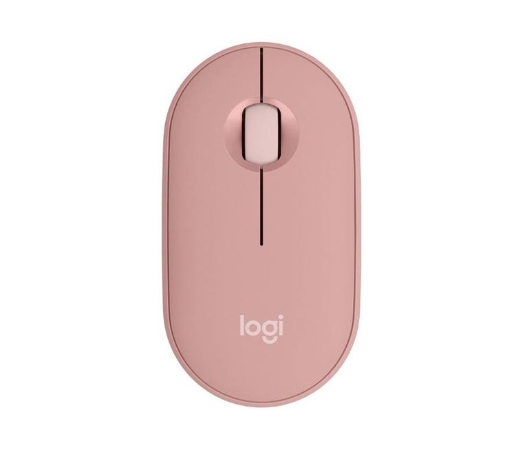 Logitech, mysz bezprzewodowa, M350s, różowa