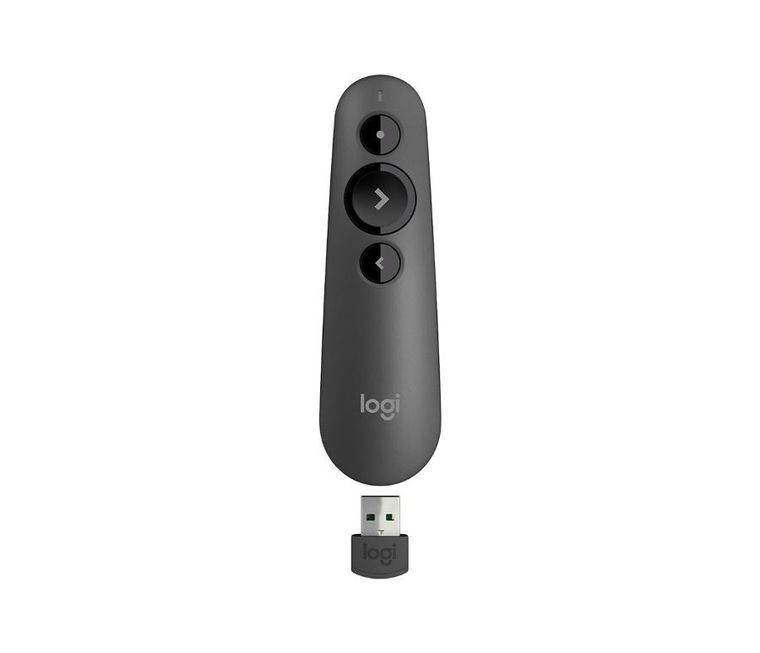 Logitech, prezenter, R500, grafitowy