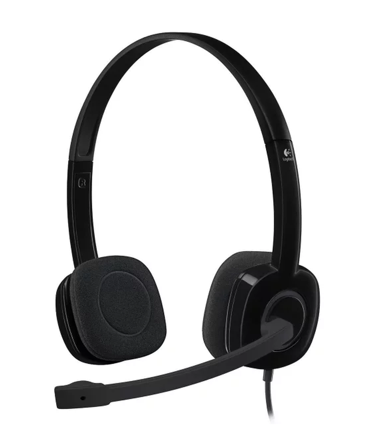 Logitech, słuchawki, 981-000589, czarny