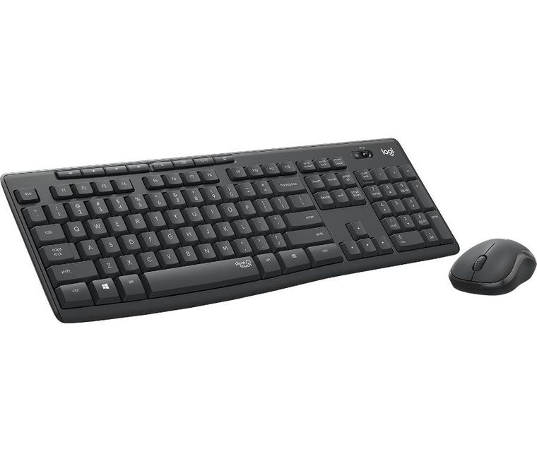 Logitech, zestaw bezprzewodowy, klawiatura + mysz, MK295, grafitowy
