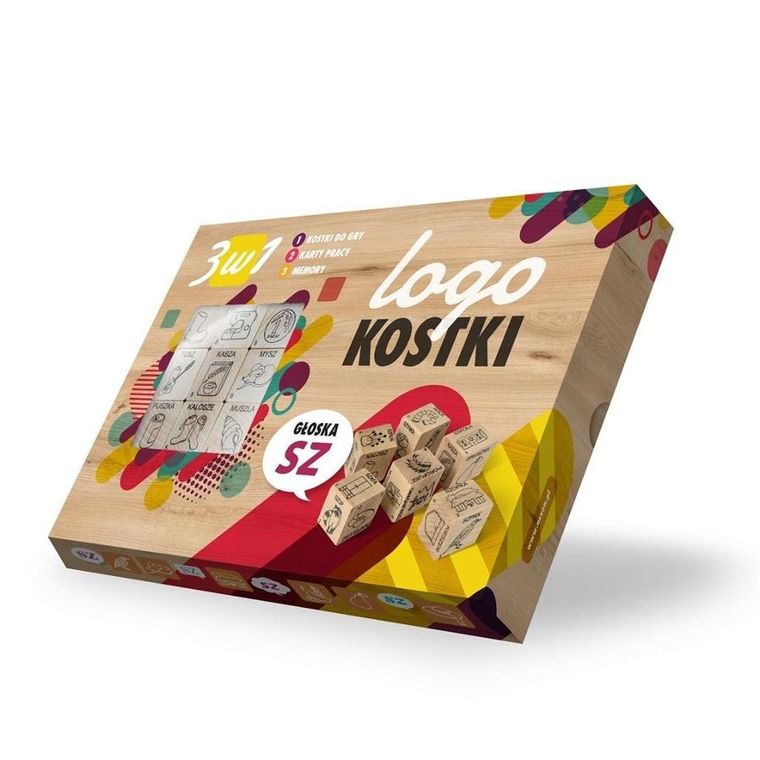 Logokostki, Głoska 'SZ', 3w1, gra edukacyjna