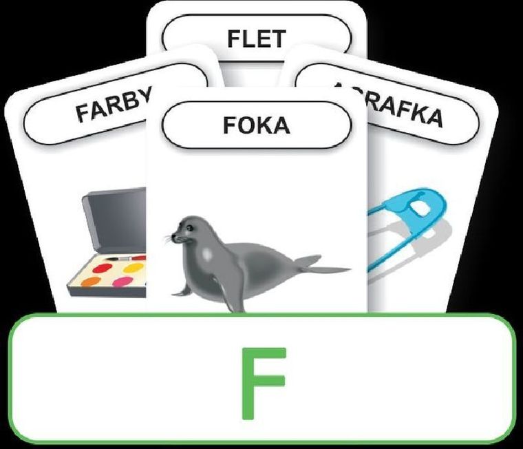 Logopedyczny Piotruś. Karty. Część XIX. Głoska F