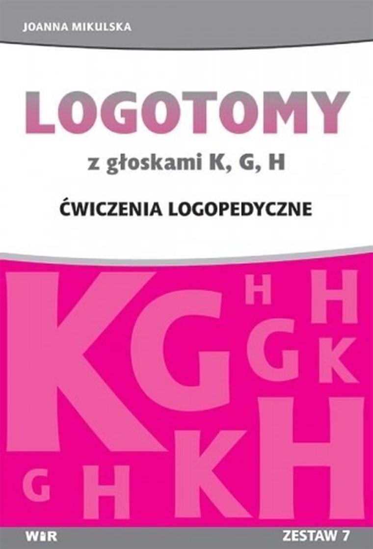Logotomy z głoskami k,g,h