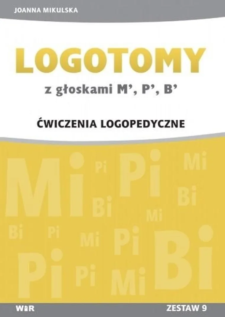 LOGOTOMY z głoskami M, P, B. Ćwiczenia logopedyczne