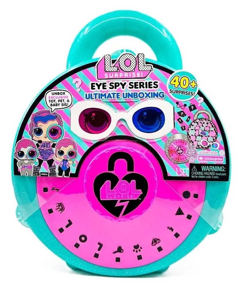 L.O.L. Surprise, Eye Spy Ultimate Unboxing, zestaw z lalkami i zwierzątkiem