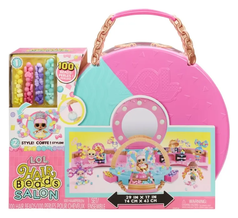 L.O.L. Surprise, Hair Beads Salon, stanowisko do stylizacji fryzur z mini laleczką
