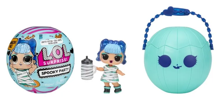 L.O.L. Surprise, Spooky Party, Glitter Ghost, mini laleczka