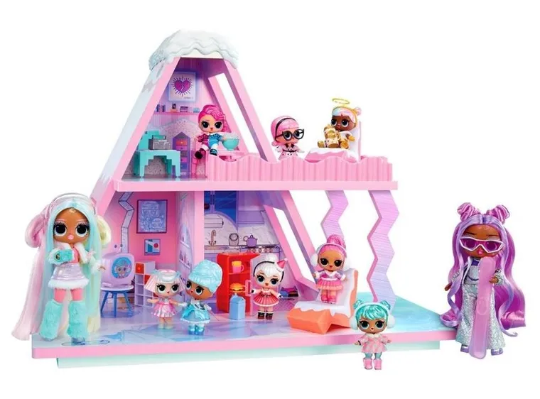 L.O.L. Surprise, Winter Snow Chalet, zimowy domek, zestaw z lalką