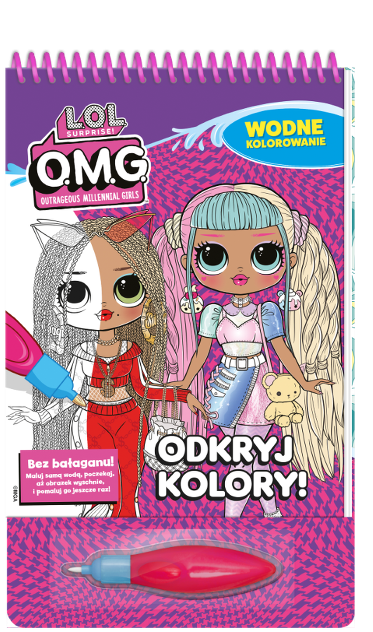 L.O.L. Surprise. Wodne kolorowanie. Odkryj kolory!