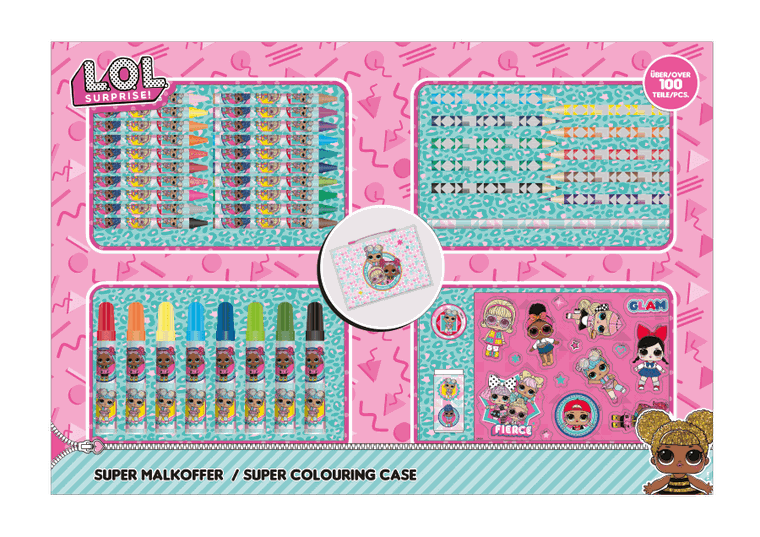 L.O.L. Surprise, zestaw artystyczny do kolorowania, 100 szt.