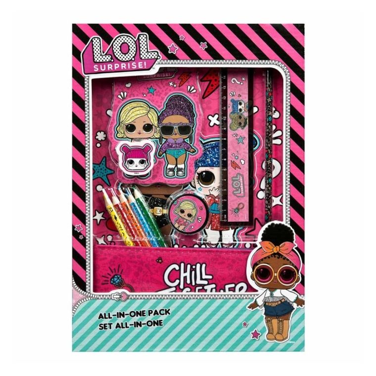 L.O.L. Surprise! zestaw przyborów szkolnych, 12 elementów