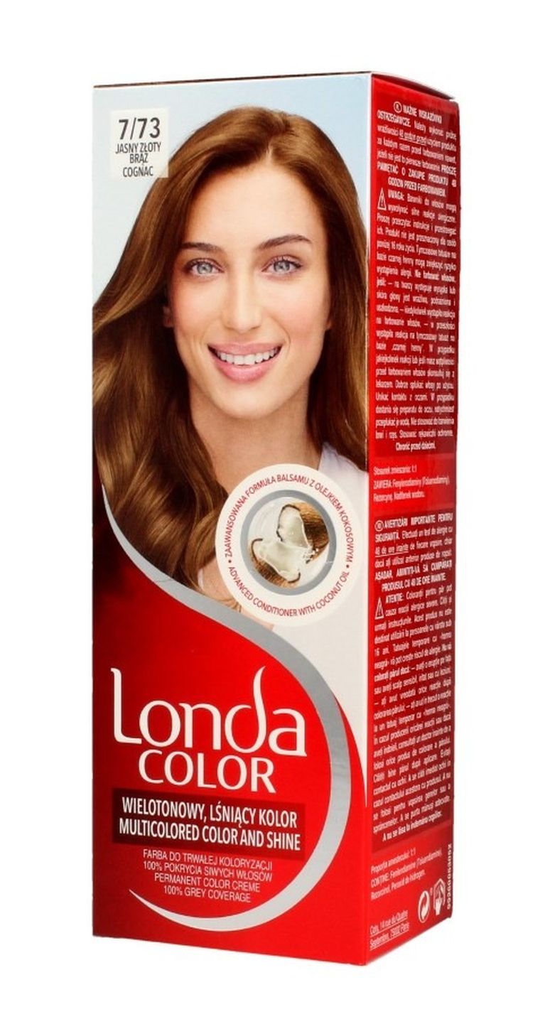 Londa, Color Cream, farba do włosów, nr 7/73 jasny złoty brąz